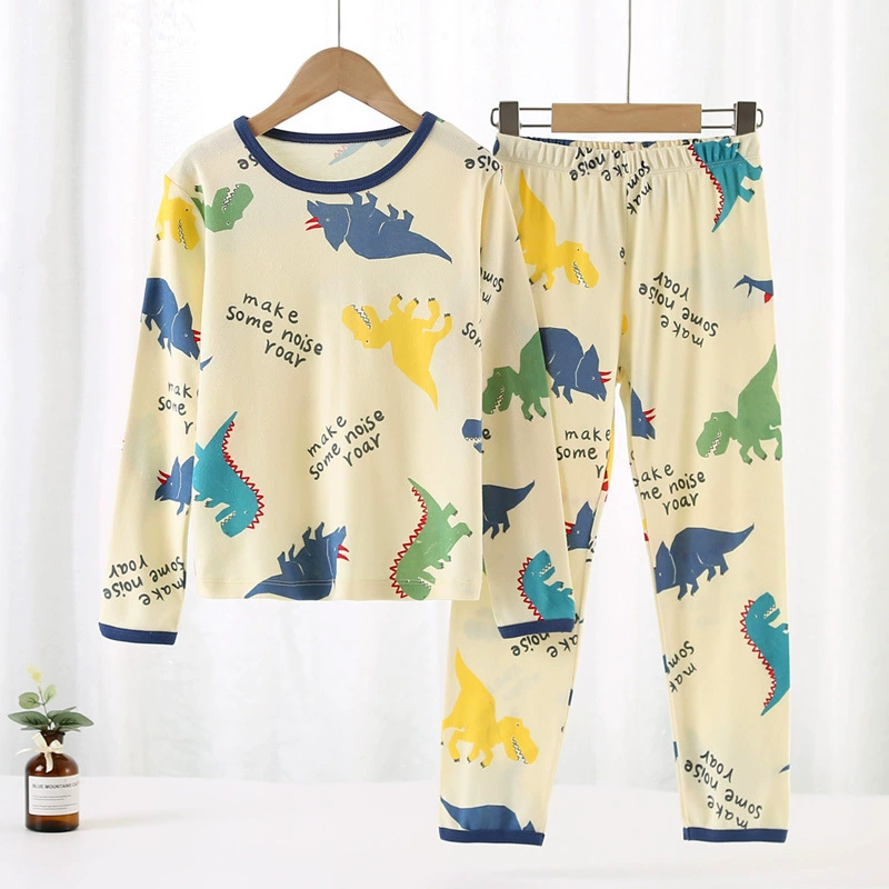 Cotton fluorescence children's set, thermal underwear for boys, trousers, 2022 collection, for teenagers