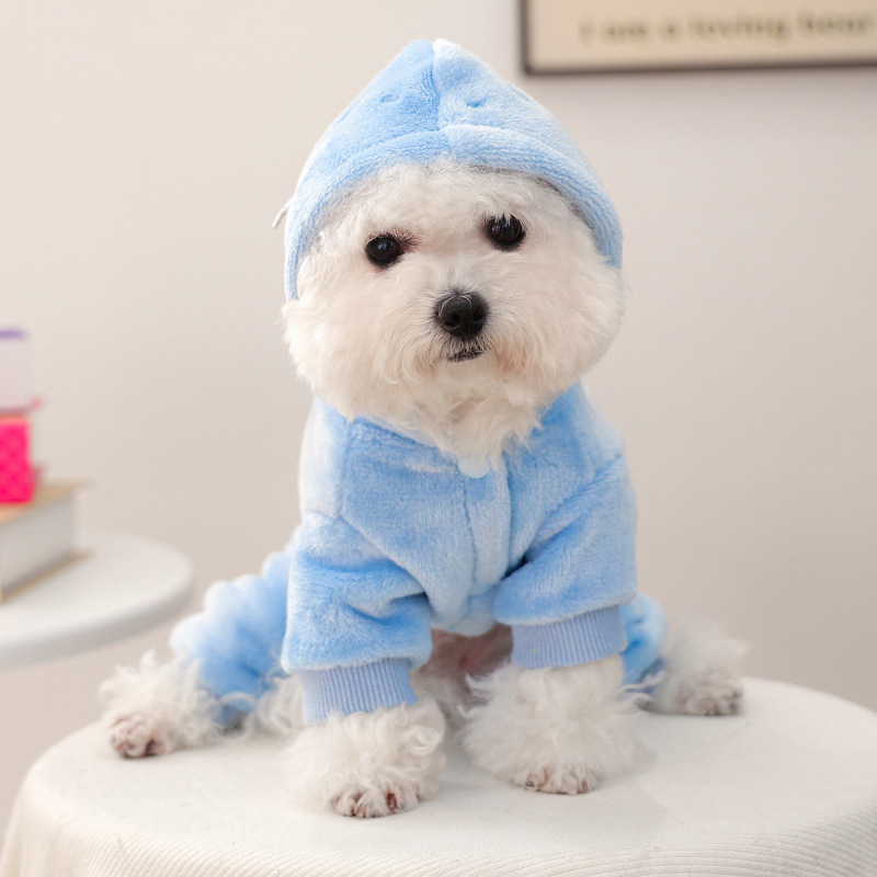 狗狗衣服加绒保暖宠物狗猫咪衣服源头工厂直销秋冬天使龙变身装|undefined
