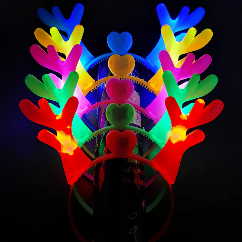 Barra de luz Concierto Estrella de cinco puntas Estrella brillante Diadema luminosa azul Barra de luz intermitente Accesorios de apoyo para la fiesta