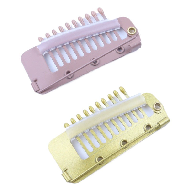 Капельный тип из нержавеющей стали булавки зажим парик с иглой металлический BB зажим три отверстия парик крышка фиксированный