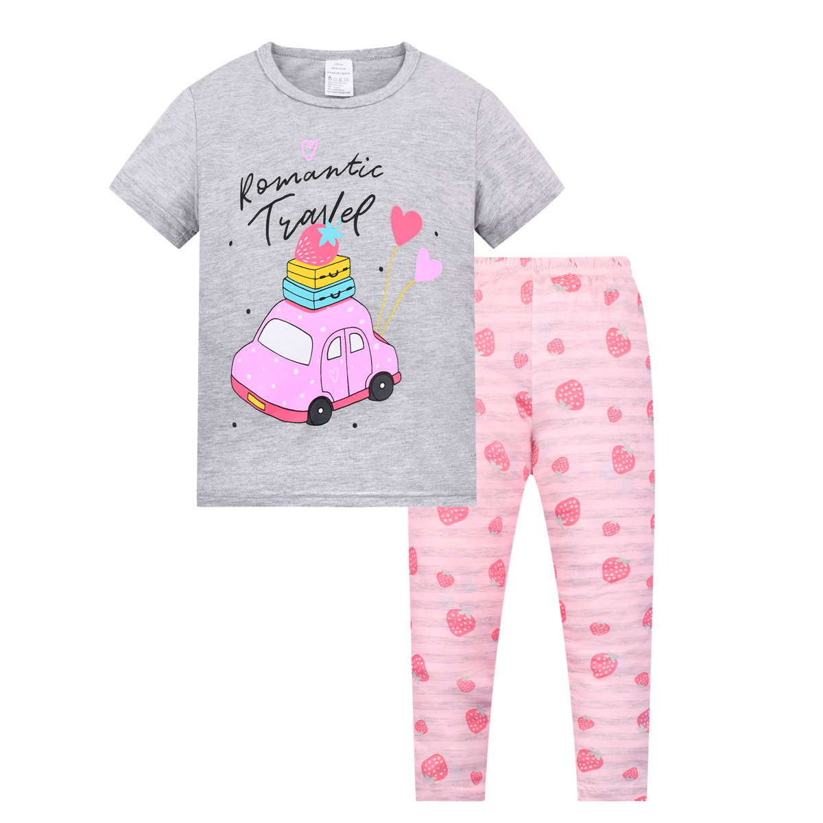 Niños pijamas ropa para niños de comercio exterior al por mayor de Europa y América del verano nuevos niños pijamas traje Niños y Niñas Ropa Para el hogar