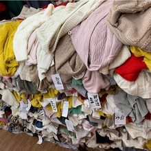 2块钱全新工厂库存尾货毛衣2025秋冬季杂款女装适合外贸地摊圆领