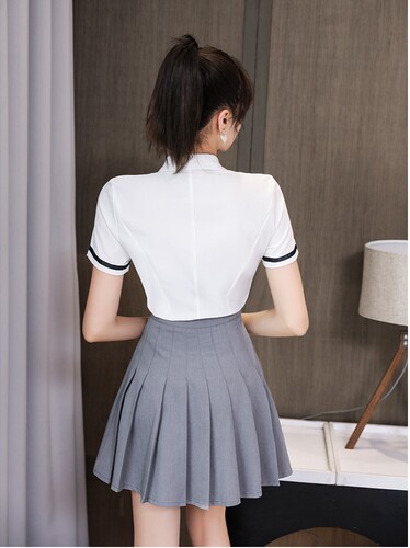 Foot massage therapist uniform set sexy student workwear M1273