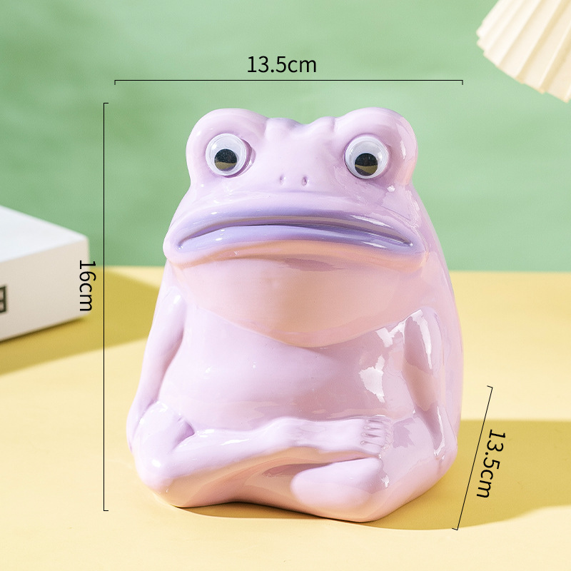 연한 보라색 개구리