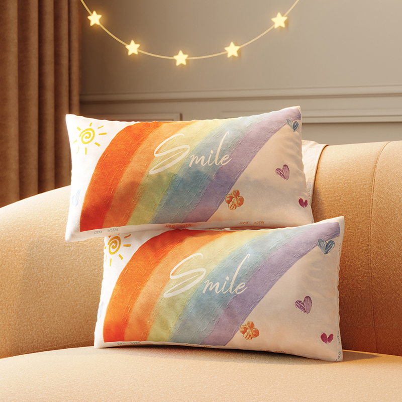 레인보우 파라다이스 브로케이드 베개