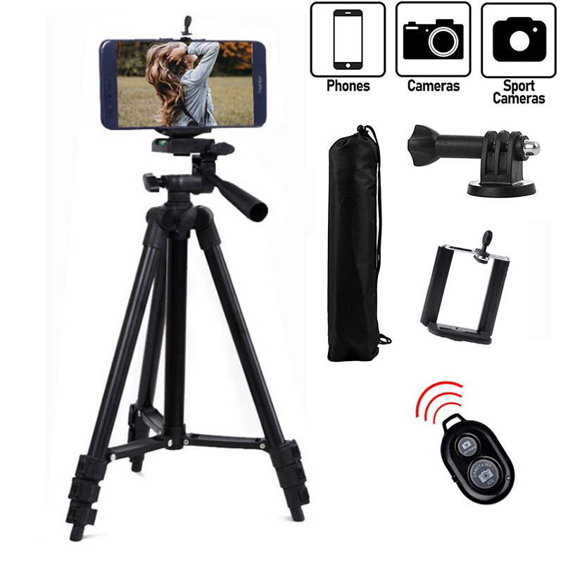 En Stock cámara de tiro soporte de cámara en vivo teléfono móvil trípode soporte universal teléfono móvil 3110 trípode