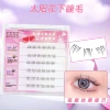 No-glue, 6 rows 36 clusters, sunflower lower lashes