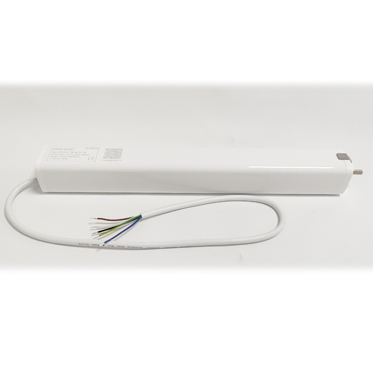 NOVO乐屋品牌智能电动窗帘电机酒店工程版五芯线强电开关控制弱电