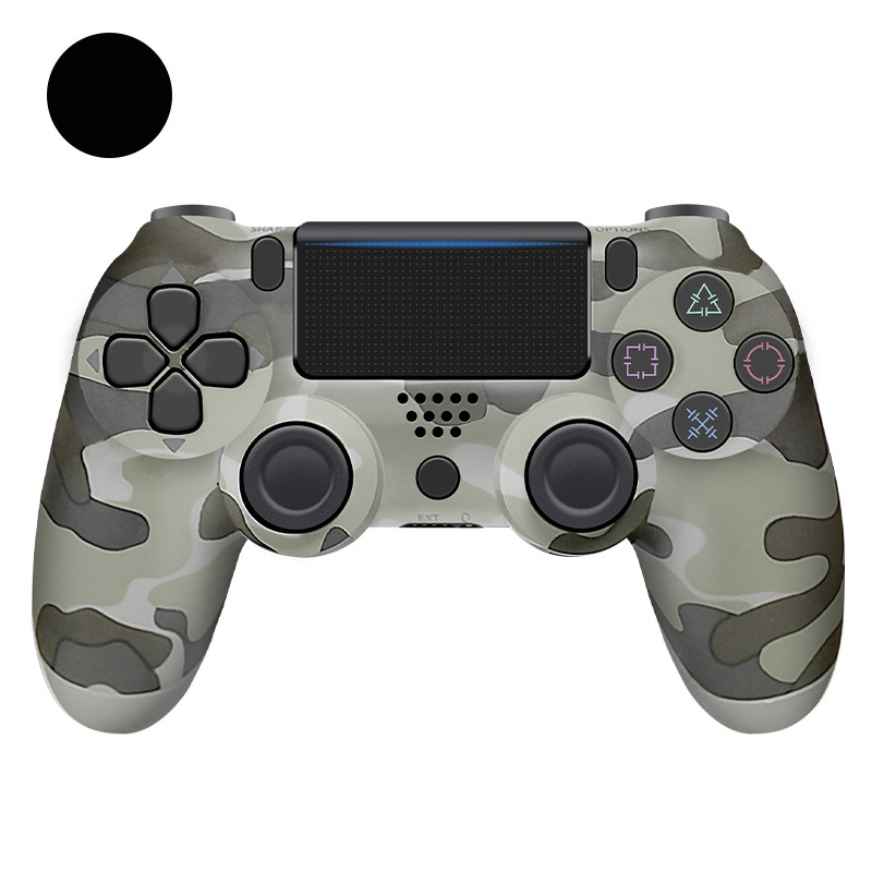 Control Inalámbrico Bluetooth P4 de ABS con Doble Motor de Vibración para Consola P4 y PC