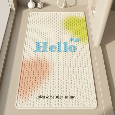 Bath Mat, Special for Water | Avtomobil döşəmə paspasları - hello-gradient-40x70cm-affordable-model
