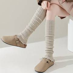 Persian velvet calf socks covers jk knitted leg covers women's autumn and winter warm knee socks y2k hot girl pile boots covers