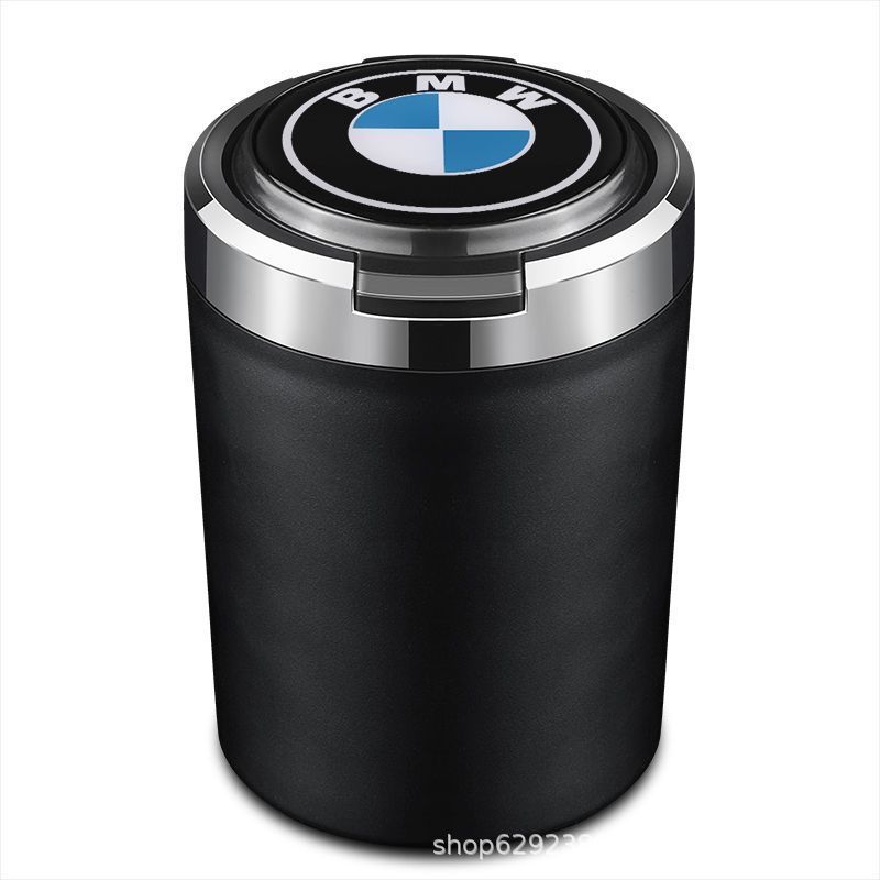 Shangchuang – Car ashtray with Metal - noble-black-bmw-metal-liner