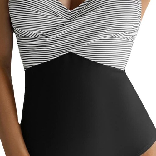 Elegant European and American Style Multicolor Print Bodycon Swimsuit with Adjustable Straps for Women