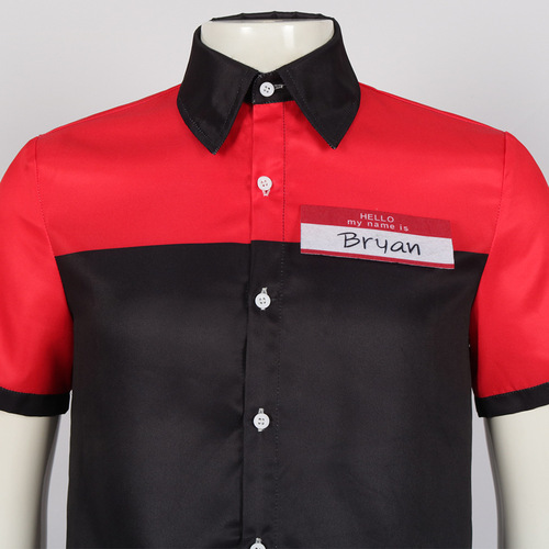 cos服曼尼汉堡店店员BryanTyler员工服布莱恩泰勒全套cosplay服装