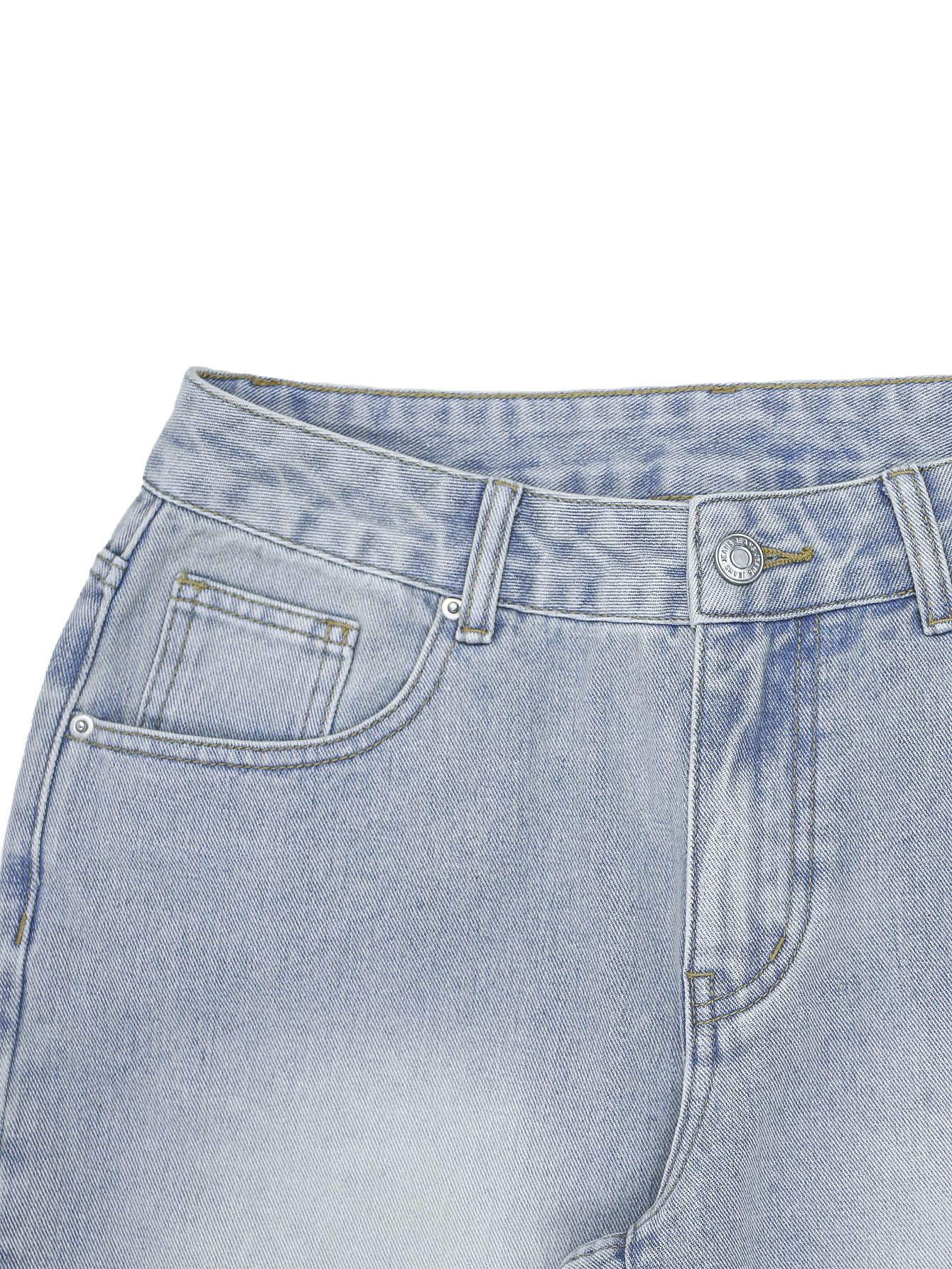 Women's Clothing Wide Leg Light Blue Jeans, High Waisted, Loose Fitting, Retro Style Floor Length Trousers, Wide Leg Washed Denim Jeans, Straight Leg._ecoleips.com