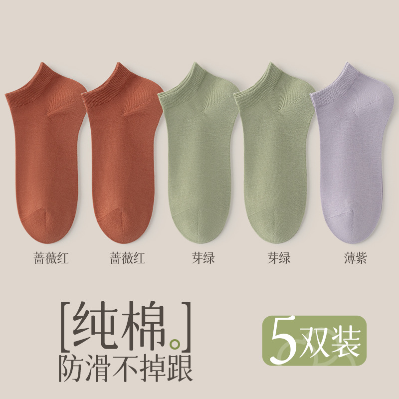 로즈 레드 2, 버드 그린 2, 얇은 보라색, 5 더블 백