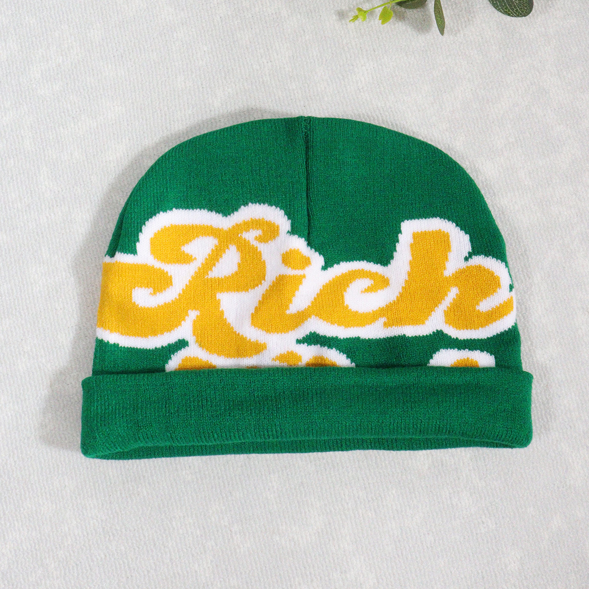 Unisex Strickmütze Alphabet Strickmütze warme Strickmütze_voghion.com