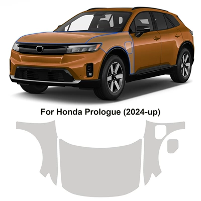 Cross-Border Exclusive Supply for Car paint protective film - front-cover-pair-of-front-fender-tpu-protective-film-tpu75mil-transparent-paint-film