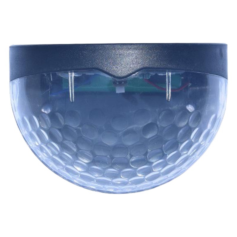 Lámpara de valla solar transfronteriza 6LED semicírculo lámpara de paso lámpara de escalera jardín balcón lámpara de pared patio decorativo pared