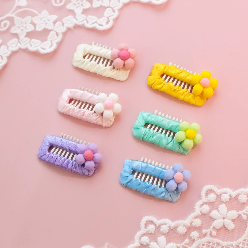 Diy домашнее животное ручной работы bb-зажим сломанный шпилька для волос длинношерстный кот Тедди Мальцис Йоркшир маленькие собаки цветы