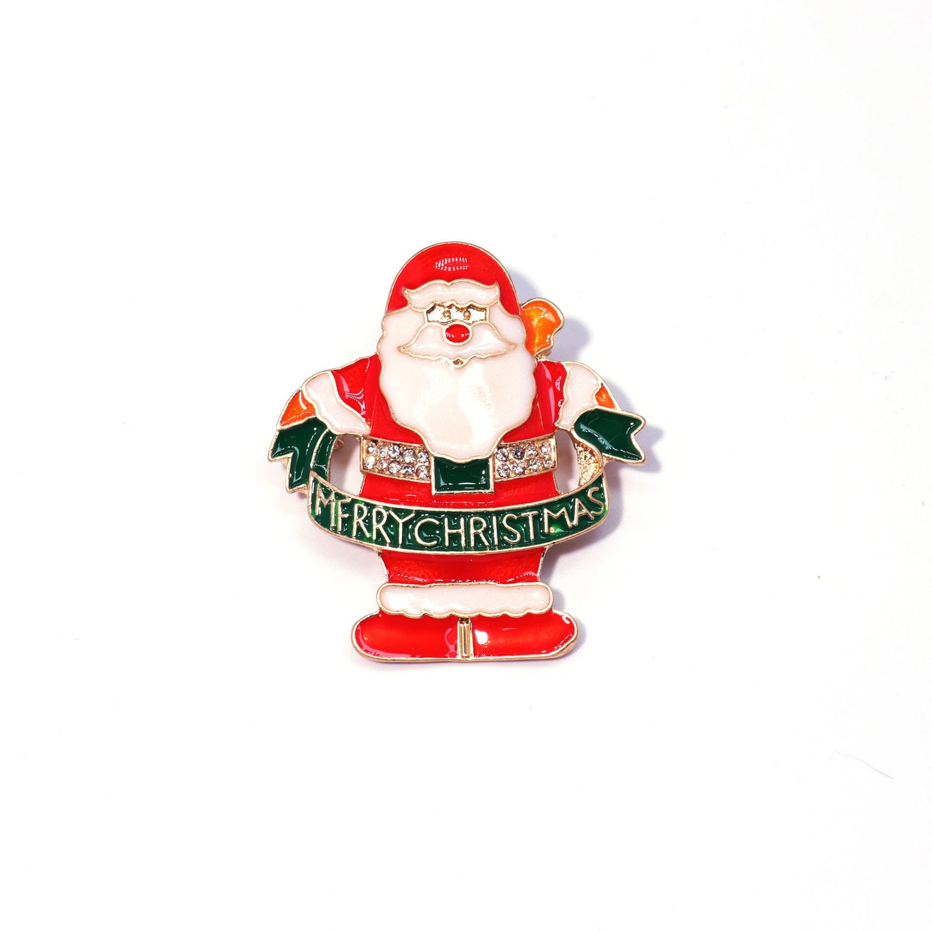 2023 Wholesale of new vintage high-end enamel brooch, cartoon snowman cute style jewelry