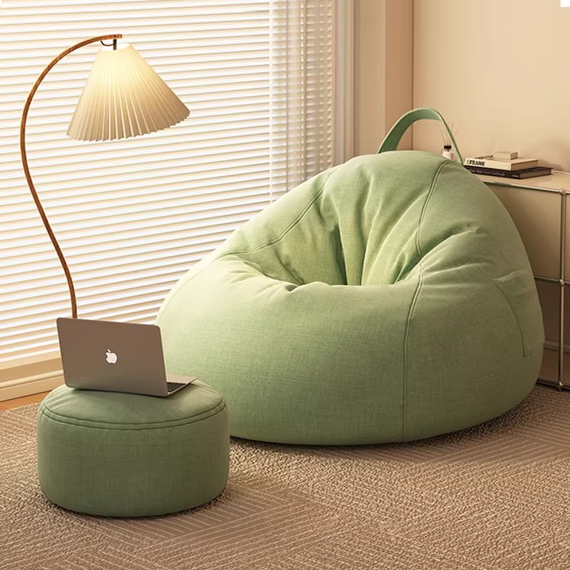Lazy sofa bean bag high luxury chenille home bedroom reclining and…