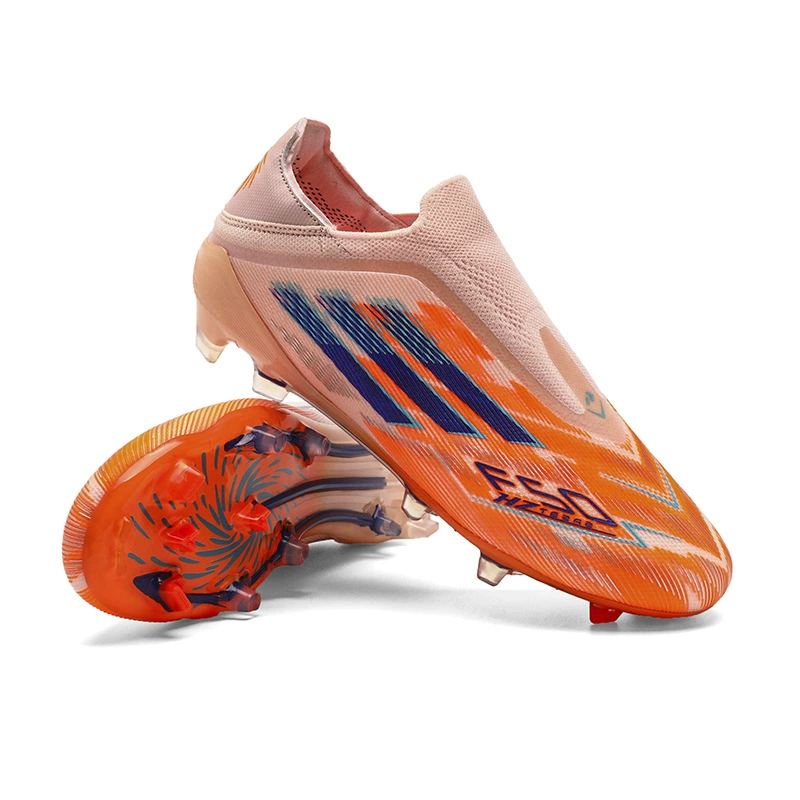 X серия F50+TPU без ногтей, шнуровка бесшовная вязаная спинка молодежный профессиональные новые футбольные кроссовки для внешней торговли跨境 оптовая