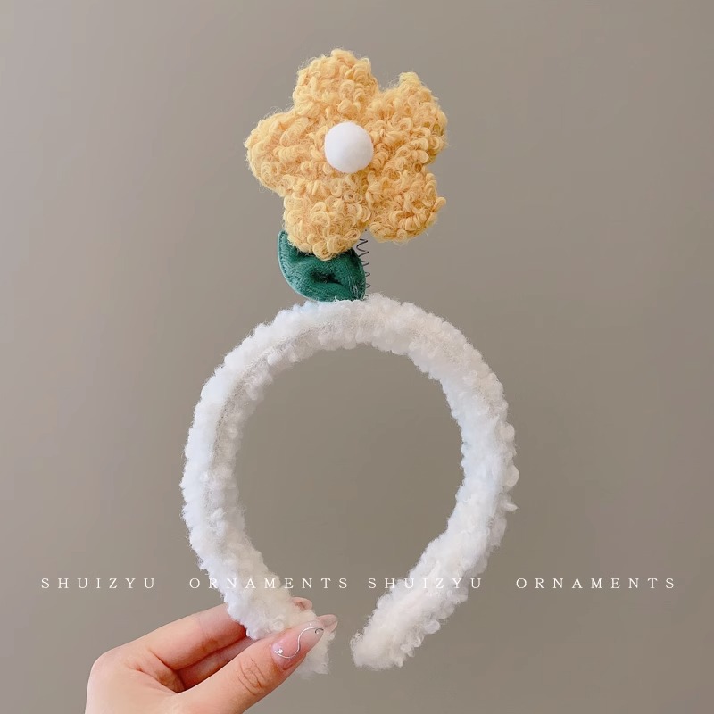 Face Wash diadema especial femenina 2023 nueva diadema femenina antideslizante horquilla de pelo de felpa Paquete de pelo banda de pelo de dibujos animados tocado