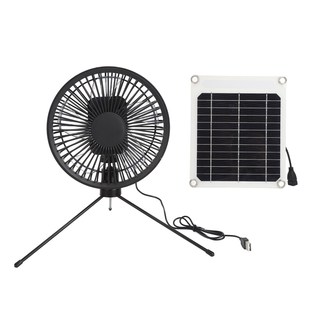 Вентилятор на солнечной энергии с зарядкой, уличная складная портативная фотогальваническая трубка для кемпинга