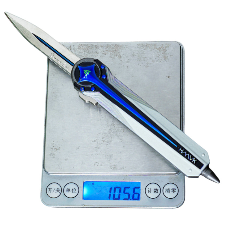 包邮三角洲游戏北极星弹簧刀 合金金属道具模型 未开刃道具 23cm|undefined