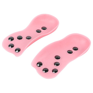 Magnetic Insoles for Cross-Border Magnetic Arch Support, Correcting O-Shaped Legs, Flat Feet Support, Flat Shoes, Valgus Correction, Pink