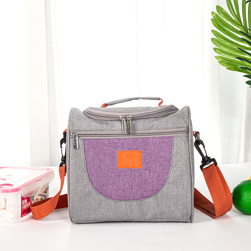 Paquete de aislamiento transfronterizo personalizado de fábrica, temperatura constante de oficina, bolsa de comida con bolsa de almuerzo de mensajero de hombro, bolsa de almacenamiento