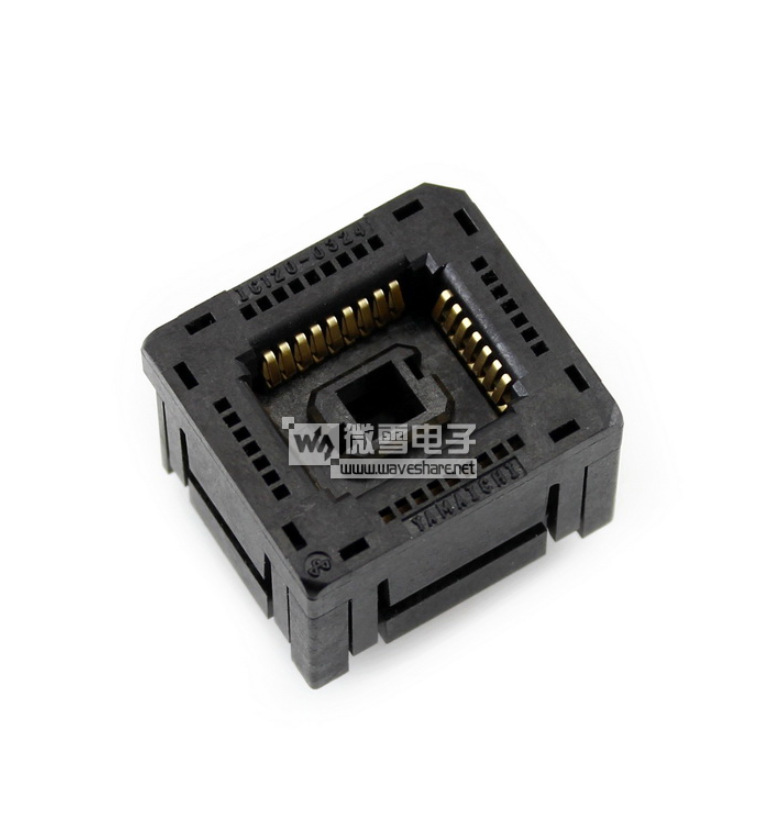 PLCC32 引脚间距1.27mm 编程座 测试座 老化座IC芯片进行烧写测试