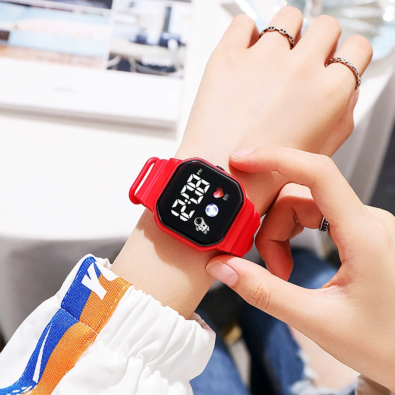 Space digital watch Capacious, high-quality dial, multi-color options