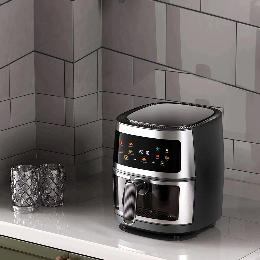 Видимая фритюрница прозрачная Бытовая большая емкость Новая интеллектуальная многофункциональная электрическая духовка трансграничная электрическая фритюрница