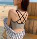 Cross Beauty Back Yoga Sports Underwear Running Fitness No Steel Ring Sports Bra Camisole Base Top Women