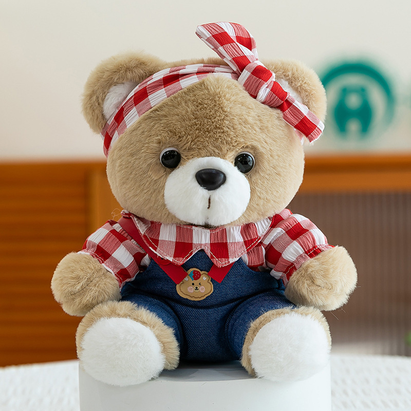 Tiempo de dibujos animados serie de familia osos muñecas muñecas de peluche muñecas adorables conejos cabezal de cama adornos regalos