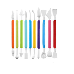 Carving pen set cake sugar carving knife making tools clay carving baking tools set of 9 cross-border