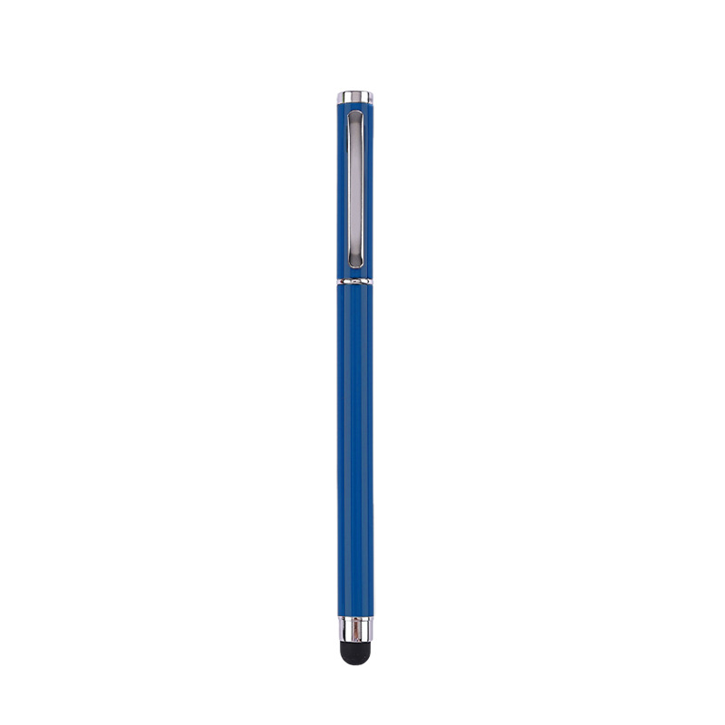 Pluma metálica neutra personalizada de escritura de pantalla táctil de escritura de doble propósito pluma de pluma se puede imprimir logotipo