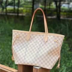 特级版原厂皮白格Neverfull 全钢五金手提包托特包单肩包