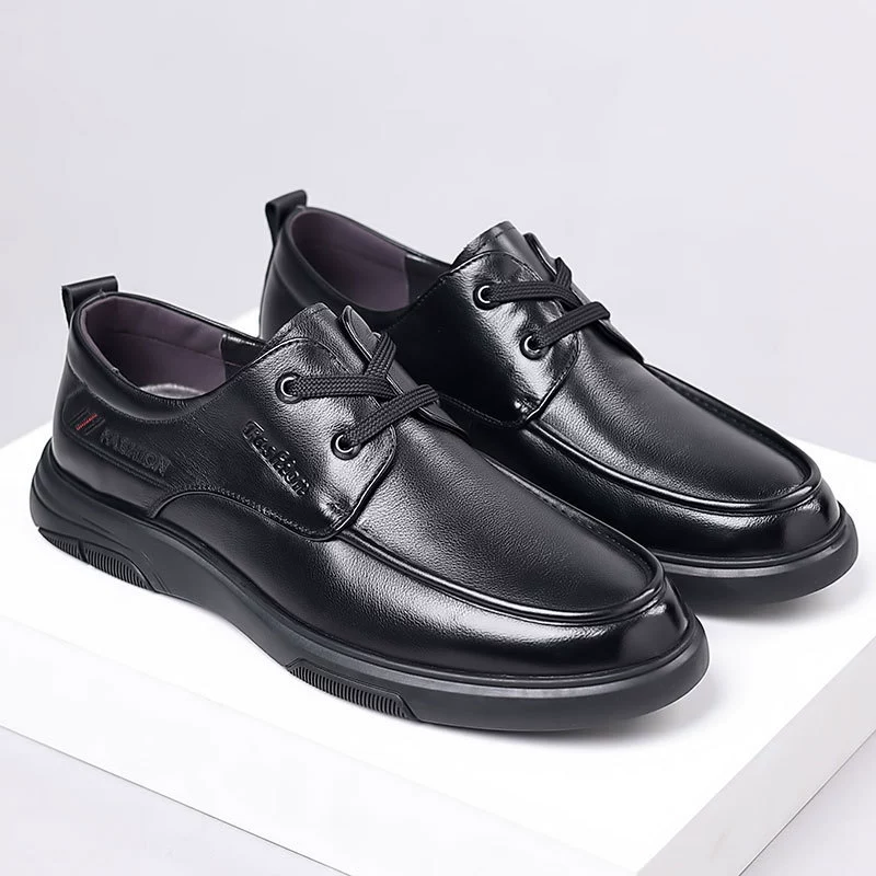 Весенняя повседневная кожаная обувь большого размера мужская кожаная обувь с мягкой подошвкой мужская кожаная обувь повседневная обувь