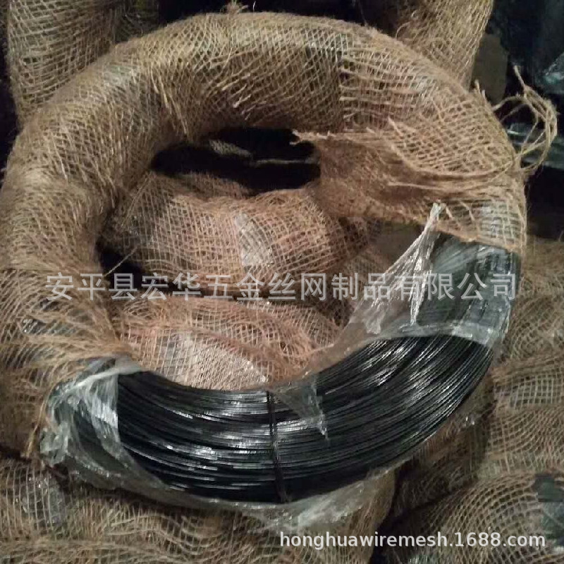 （0.7mm0.8mm0.9mm）黑铁丝 黑退火铁丝 涂油黑铁丝 扎丝
