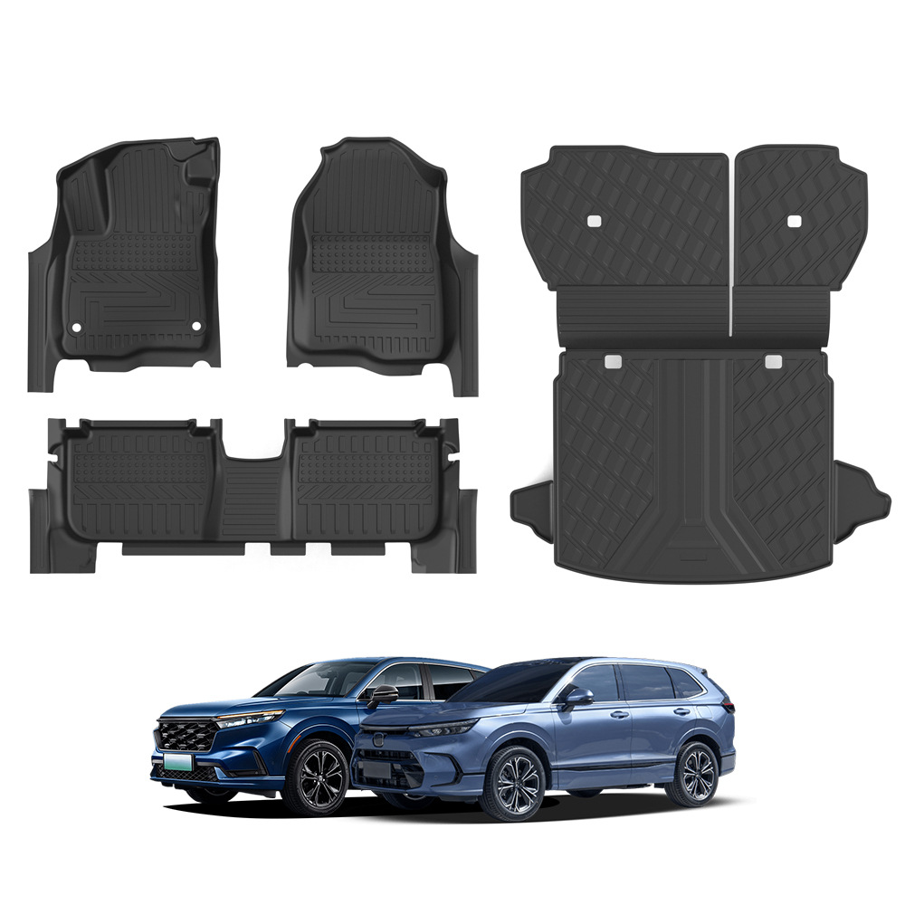 TXR Adecuado para Honda Alfombrilla de pie Honda Crv Breeze Tpe Floor Mats Alfombrilla de piso especial