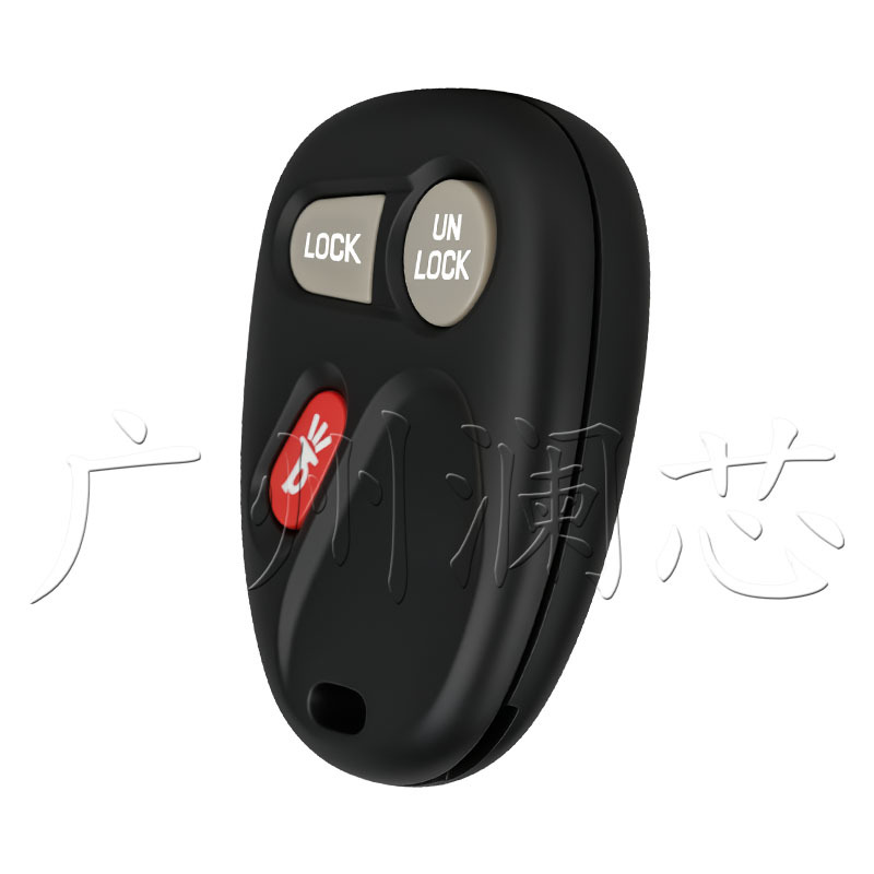 Suitable for Chevrolet, Cadillac, GMC smart key replacement shell, detachable remote control shell with 34-letter keys