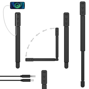 Cross-Border New Product Retractable Extension Power Socket, Power Socket Extender Can Be 180 ° Rotating Socket