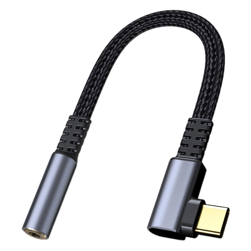 Nuevo adaptador de auriculares Typec de audio digital transfronterizo 3.5mm para Samsung Huawei Google Tablet