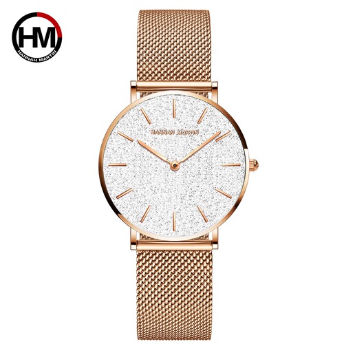 Cross-border Hannah Martin/Hannah Martin Japanese movement women's waterproof watch European and American fashion wrist watch