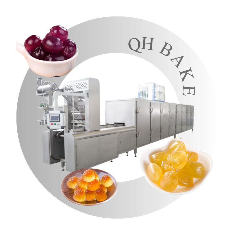 Large Multifunctional Gummy Candy Machine, Continuous Candy Pouring Production Line, Internet-Famous Filling Forming Machine
