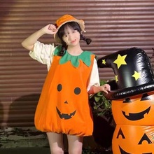 万圣节服装成人女南瓜衣服表演化妆舞会卡通人物装扮演出服饰假发