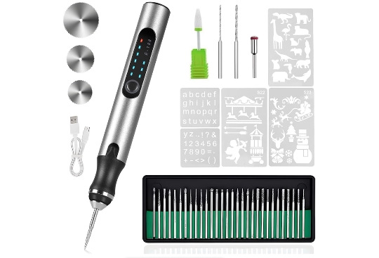 Mini Esmeril Eléctrico de Mano E108, Velocidad Variable, Recargable, para Grabado, Pulido y Manicura image 21